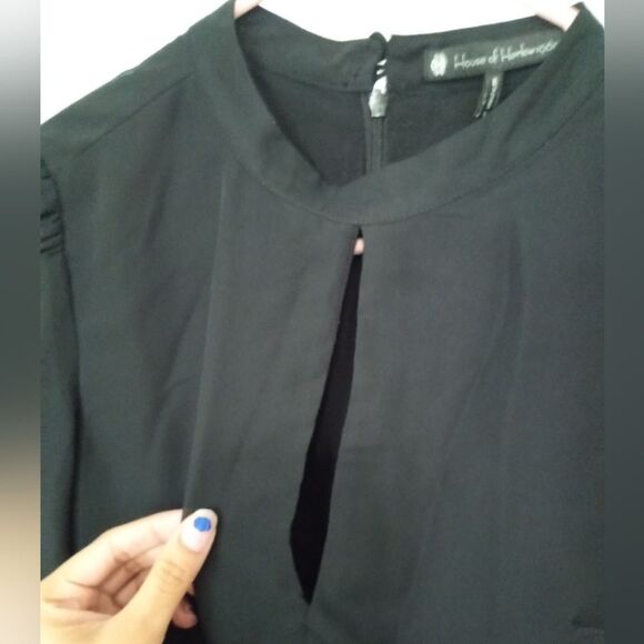 House Of Harlow 1960 Revolve Long Sleeve Hendrix Romper Black Size Small - Picture 4 of 10